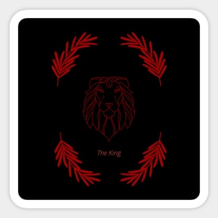 king of beasts Sticker